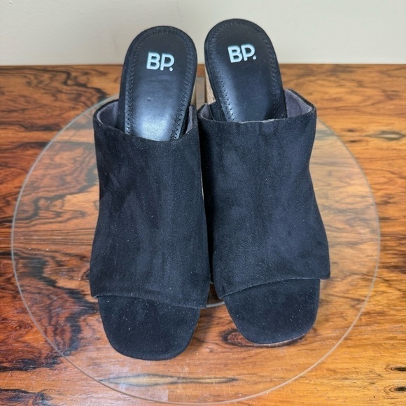 BP Callum Open Toe Mule In Black size 8 - Picture 6 of 14